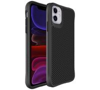 IMOSHION Rugged Hybrid Carbon Cover per Apple iPhone 11, Nero