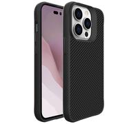 IMOSHION Rugged Hybrid Carbon Cover per Apple iPhone 14 Pro, Nero