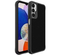 IMOSHION Rugged Hybrid Carbon Case Cover per Samsung Galaxy A15 (4G/5G), Nero