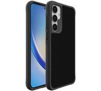 IMOSHION Rugged Hybrid Carbon Cover per Samsung Samsung Galaxy A55 (5G), Nero