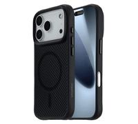 IMOSHION Rugged Hybrid Carbon COVER per Apple iPhone 17 Pro, Nero