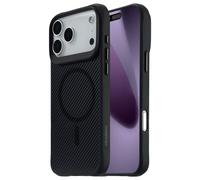 IMOSHION Rugged Hybrid Carbon COVER per Apple iPhone 17 Pro Max, Nero