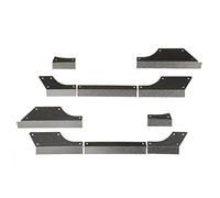 Rugged Ridge Rocker Panel Body Armor for Jeep Wrangler JK | Steel | 11615.11 | Fits 2007-2018 Jeep Wrangler JK