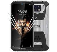 Rugged Smartphone (2020) OUKITEL WP6, Cellulare Antiurto IP68, Batteria 10000mAh (Carica Rapida), Quattro Fotocamera 48 MP, Helio P70 6GB + 128GB, FHD+ 6,3 Pollici, DUAL SIM GPS WiFi Face ID Nero