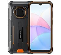 Rugged Smartphone Blackview BV6200, Batteria 13000mAh, 6.56'' HD+, 8GB+64GB (Estensione 1TB), ArcSoft® 13MP+8MP, IP68 MIL-STD-810H Cellulare Impermeabile Antiurto Android 13 DUAL SIM, GPS Arancione