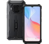 Rugged Smartphone Blackview BV6200 PRO, 12GB+128GB (Estensione 1TB), Batteria 13000mAh, 6.56'' HD+, ArcSoft® 13MP+8MP, IP68 MIL-STD-810H Cellulare Impermeabile Antiurto Android 13 DUAL SIM, Nero