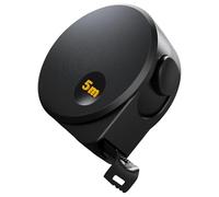 Ruggeds - Metro a nastro retrattile con cuscinetto per attriti e materiali in acciaio al carbonio per un uso a lungo termine, righello in acciaio resistente al taglio con impugnatura antiscivolo