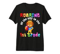 Ruggendo al Leone di Prima elementare ruggito Bambini tornano a Scuola Leoni Maglietta Premium