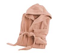 Ruggeri Accappatoio Cotone con Cappuccio Cintura e Tasche, Rosa, Taglia S/M | Microspugna 100% Cotone di Alta Qualità, Ultra Morbido, Leggero e Super Assorbente, Unisex Uomo Donna Adulto Con Cappuccio