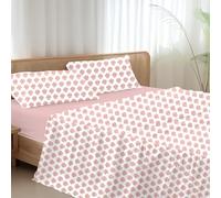 Ruggeri - Completo Letto - 100% Cotone - Collezione Candy Dreams (Cupcakes Rosa, Matrimoniale)