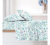 Ruggeri - Completo Letto - 100% Cotone di Alta Qualità Morbido e Traspirante | 2 Federe + 1 Lenzuolo con Angoli + 1 Lenzuolo Sopra | Collezione Everyday (Primavera, Matrimoniale)
