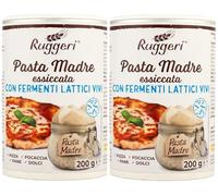 Ruggeri - Lievito Madre Essiccato 400g (2 x 200g) - Attivo | Ideale per lievitazioni brevi e lunghe | 2 x 200g