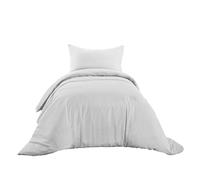 Ruggeri - Parure Copripiumino - 100% Puro Cotone - Made In Italy - Collezione Let's Color! (Singolo, Bianco)