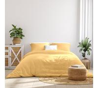 Ruggeri - Parure Copripiumino Matrimoniale | 100% Morbida Microfibra di Alta Qualità - Collezione Everyday (Arancione)