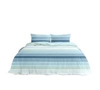 Ruggeri - Parure Copripiumino - Matrimoniale - Made in Italy - 100% Puro Cotone - Collezione Essential (Righe)