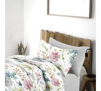 Ruggeri - Parure Copripiumino Singolo - 100% Puro Cotone - Made In Italy - Collezione Flower Mon Amour (Eden)