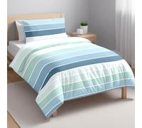 Ruggeri - Parure Copripiumino - Singolo - Made in Italy - 100% Puro Cotone - Collezione Essential (Righe)