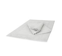Ruggeri Set 2 Pezzi Tappeti Bagno 50x80 cm, Cotone, Bianco