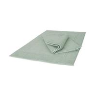 Ruggeri - Set 2 Tappeti Bagno 50x80 cm - 100% Cotone Extra Morbido - Collezione Let's Color! (Salvia)