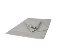 Ruggeri - Set 2 Tappeti Bagno 50x80 cm - 100% Cotone Extra Morbido - Collezione Let's Color! (Grigio)