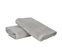 Ruggeri - Set 2 Teli Doccia e Bagno 70x140 cm - 100% Puro Cotone Extra Morbido - Collezione Asciugamani - Let's Color! (Grigio)