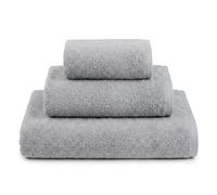 Ruggeri Set 3 Asciugamani Bagno in Cotone, con Telo + Viso + Ospite, Grigio | Cotone Extra Morbido e Assorbente Telo Bagno 70x140 cm + Asciugamano Viso 50x100 cm + Asciugamano Ospite 40x50 cm