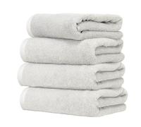 Ruggeri - Set 4 Asciugamani Ospiti 40x50 cm - 100% Puro Cotone Extra Morbido - Collezione Let's Color! (Bianco)
