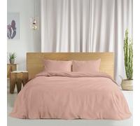 Ruggeri Parure Copripiumino Let's Color – 100% Puro Cotone (Matrimoniale, Rosa)