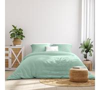 Ruggeri - Set Copripiumino Matrimoniale | Sacco + 2 Federe, 100% Morbida Microfibra di Alta Qualità - Collezione Everyday (Verde Acqua)