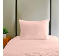 Ruggeri Set Lenzuola 3 Pezzi Completo Letto Singolo, Cotone, Rosa