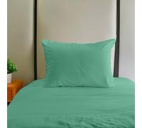 Ruggeri Set Lenzuola 3 Pezzi Completo Letto Singolo, Cotone, Verde