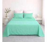 Ruggeri Set Lenzuola Completo Letto Matrimoniale, Microfibra, Verde Menta
