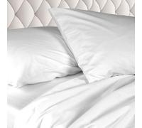 Ruggeri - Set Lenzuola Matrimoniale - Made in Italy - 100% Raso di Puro Cotone - Collezione Candies (Bianco Zigzag)