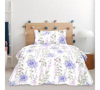 Ruggeri - Set lenzuola Piazza e Mezza - Made in Italy - 100% Puro Cotone - Collezione Flower Mon Amour (Bouquet)