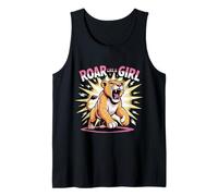 Ruggire Come Una Ragazza Feroce Leonessa Empowerment Design Canotta