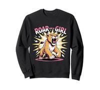Ruggire Come Una Ragazza Feroce Leonessa Empowerment Design Felpa