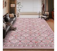 RUGMRZ Camera Da Letto Ragazza 130X190Cm Aspira Tappeti 43 Rosa Tappeto Cameretta Per Camere Room Decoration Soggiorno Moquette Divano A Completo Fondo Lavabile