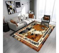 RUGMRZ Camera Matrimoniale Completa Moderna Decorazione Geometrica Astratta Antiscivolo Lavabile Tappeto Bimbo Marrone Bambini Cameretta Tapetti Letto Decorazioni Stanza Ragazza Suardi Tappeti180X250