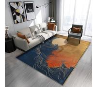 RUGMRZ Camera Matrimoniale Completa Moderna Decorazione Geometrica Astratta Antiscivolo Lavabile Tappeto Bimbo Marrone Bambini Cameretta Tapetti Letto Decorazioni Stanza Ragazza Suardi Tappeti180X250