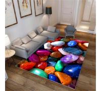 RUGMRZ Moquette 130X190Cm Decorazio Camera Colore Tappeto Morbido Salotto Tappeti Per Ragazzi Arredamento Da Letto Esterno Terrazzopatrón De Estrella Mar Guijarro Antideslizante