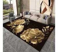 RUGMRZ Stuoia 80X120Cm Tappeto Per Scrivania 17 Il Nero. Tappeti Arredamento Tappetto Soggiorno Grande Grandi Dimensioni Lussuoso Divano Camera Da Letto Astratta Lavabile