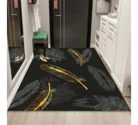 RUGMRZ Tapeto 160X200Cm Tappeti Da Camera Nero Stuoia Tappeto Bambini Cameretta Bimbo Salottopuerta Pasillo Arte Moda Antideslizante Y Resistente A Las Manchas