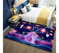 RUGMRZ Tapetto Casa Tappeti In Bambu Colore Camera da Letto Tappeto dei Bambini Cuscino Assorbimento Acustico Inter 100X200CM
