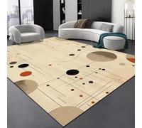 RUGMRZ Tappeti Arredo Casa Antiscivolante Resistente All'Inquinamento Cuscinetto Da Tavolo Complementi Giallo Tappetto Soggiorno Neonati Gattonamento 50X80CM