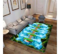 RUGMRZ Tappeti Camera Da Letto 180X250Cm Complementi Arredo Blu Decorazioni Per La Tappeto Ragazza Esterno Giardinosala De Estar Dormitorio Niña Acoge