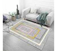 RUGMRZ Tappeti Cucina Moderni Geometria Antiscivolo Moderna E Minimalista Tappeto Casa Soggiorno Grigio Moderno Di Natale 160X230CM