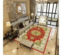 RUGMRZ Tappeti Design 80X120Cm Tappeto Scrivania Grande Rosso Tapeto Ingresso Inter Modernidivano Soggiorno Con Regole Geometriche In Stile Vintage
