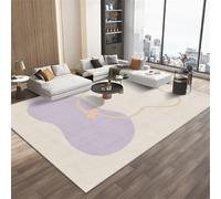 RUGMRZ Tappeti Di Zona Lavabile In Lavatrice Viola/Grigio 170x240CM, Grande Moderno y minimalista for Sotto Sedia Ufficio,Camera Ragazzo,Sedia Ufficio