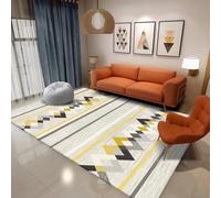 RUGMRZ Tappeti Per Camera Da Letto Moderna Decorazione Geometrica Astratta Antiscivolo Lavabile Complementi D Arredo Moderno Bianco Tappeto Economico Tapiso Salotto Tapetto Cucina Moderni Antiscivolo