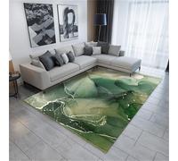 RUGMRZ Tappeto Balcone Lavabile In Lavatrice verde 130x190cm, Personalizzato I modelli di inchiostro astratti sono utilizzati nei soggiorni e nelle camere da letto degli adolescenti